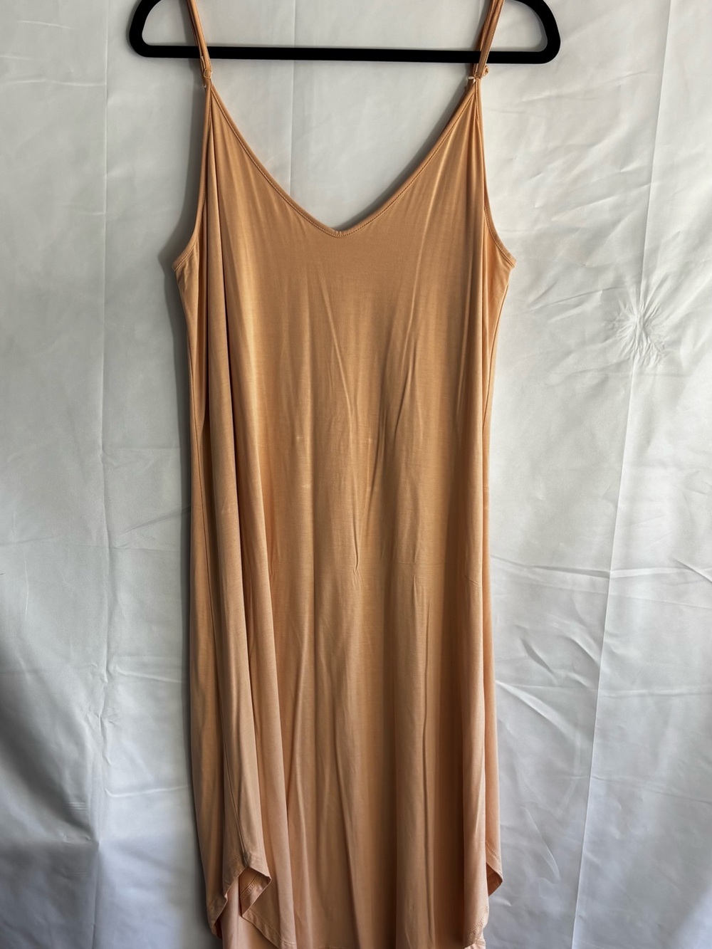 Xhilaration Nude-Beige Midi Slip Dress